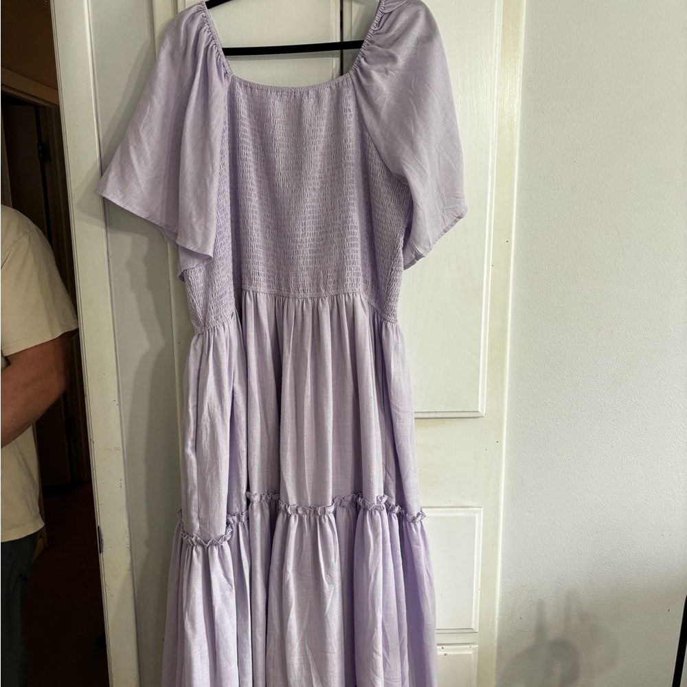 Ivy City Co Lennon Dress in Lavender